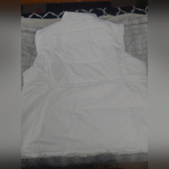 New puffer vest with pockets XL WHITE - Picture 2 of 7